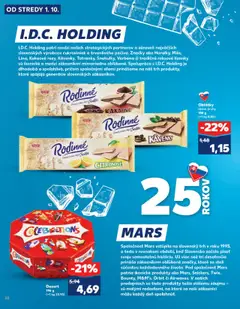 Kaufland SK Už 25 rokov najširší výber značkových výrobkov - amely érvényes a következő dátumtól: 01.10.2025 | Oldal: 38