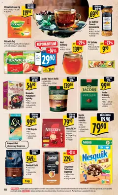 Albert leták - Hypermarket od 16.07.2025 | Strana: 26 | Produkty: Čaj, Pomazánka, Segafredo, Jacobs velvet