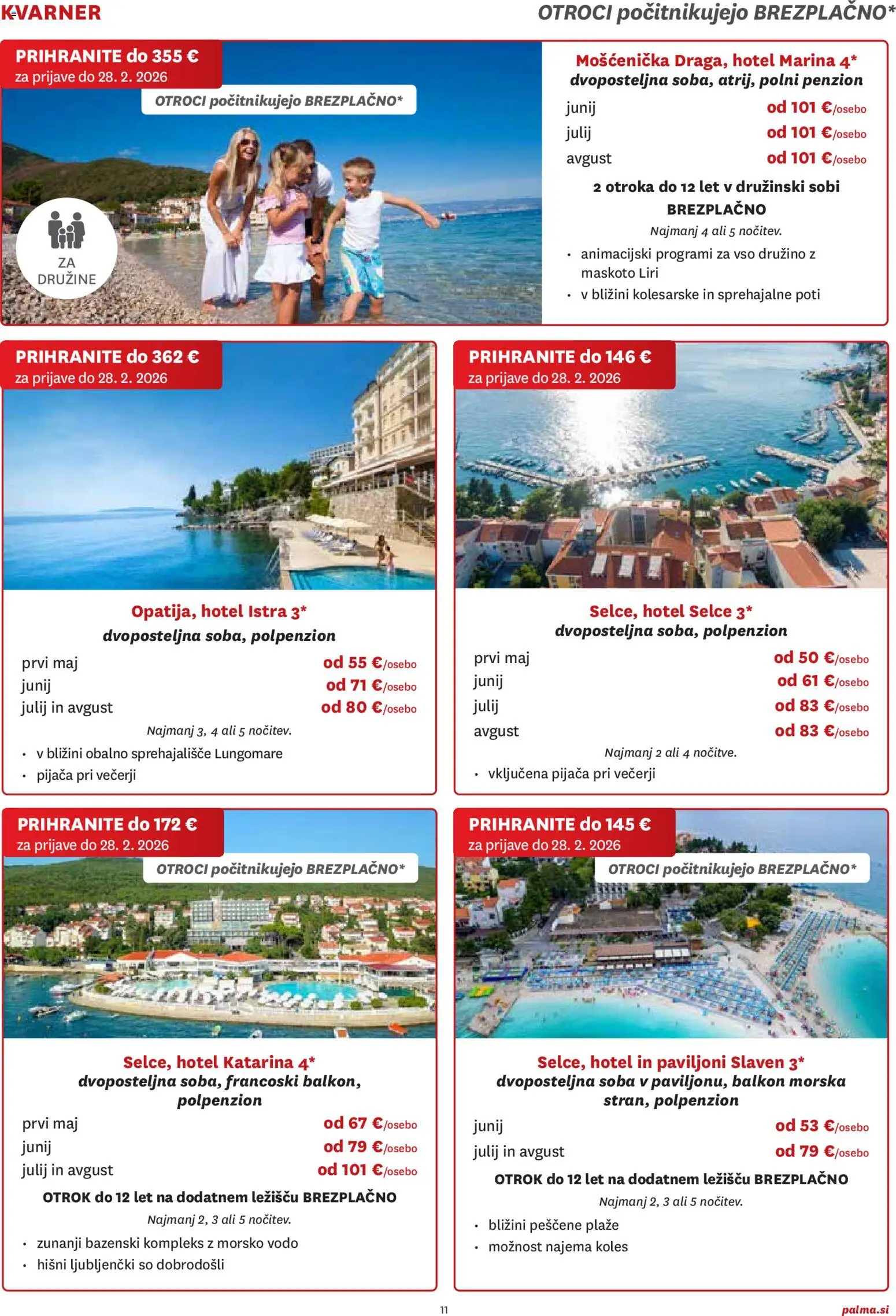 Novi Palma katalog ponudbe – veljaven od 05.01.2026 | Stran: 11