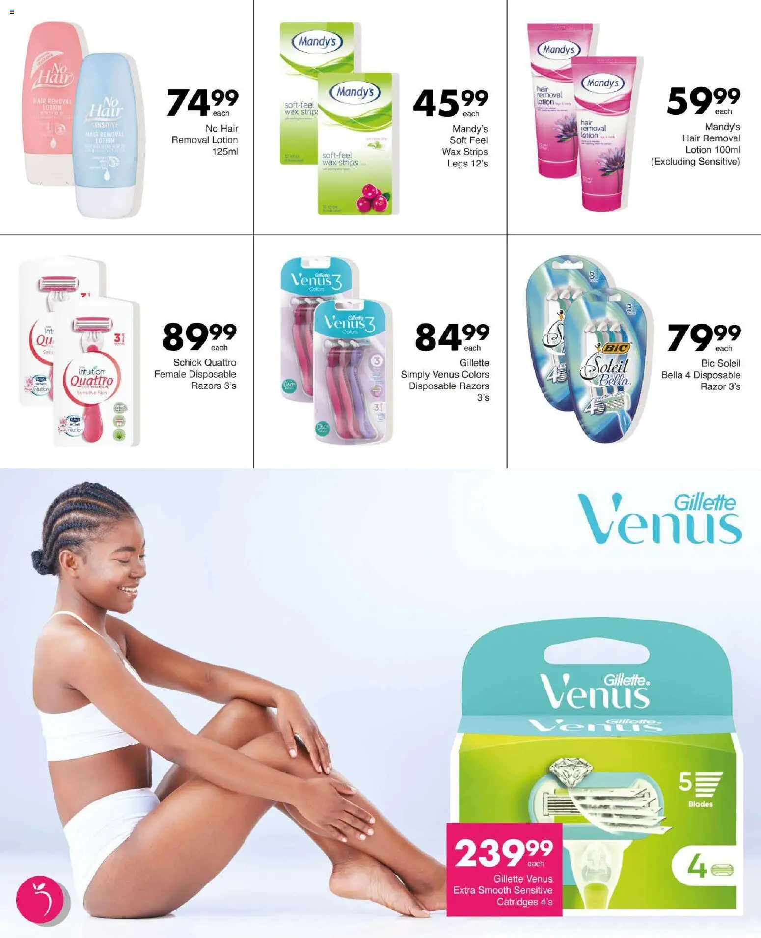 New Save catalogue – valid from 15.01.2026 | Page: 66 | Products: Wax, Razors, Peach, Lotion