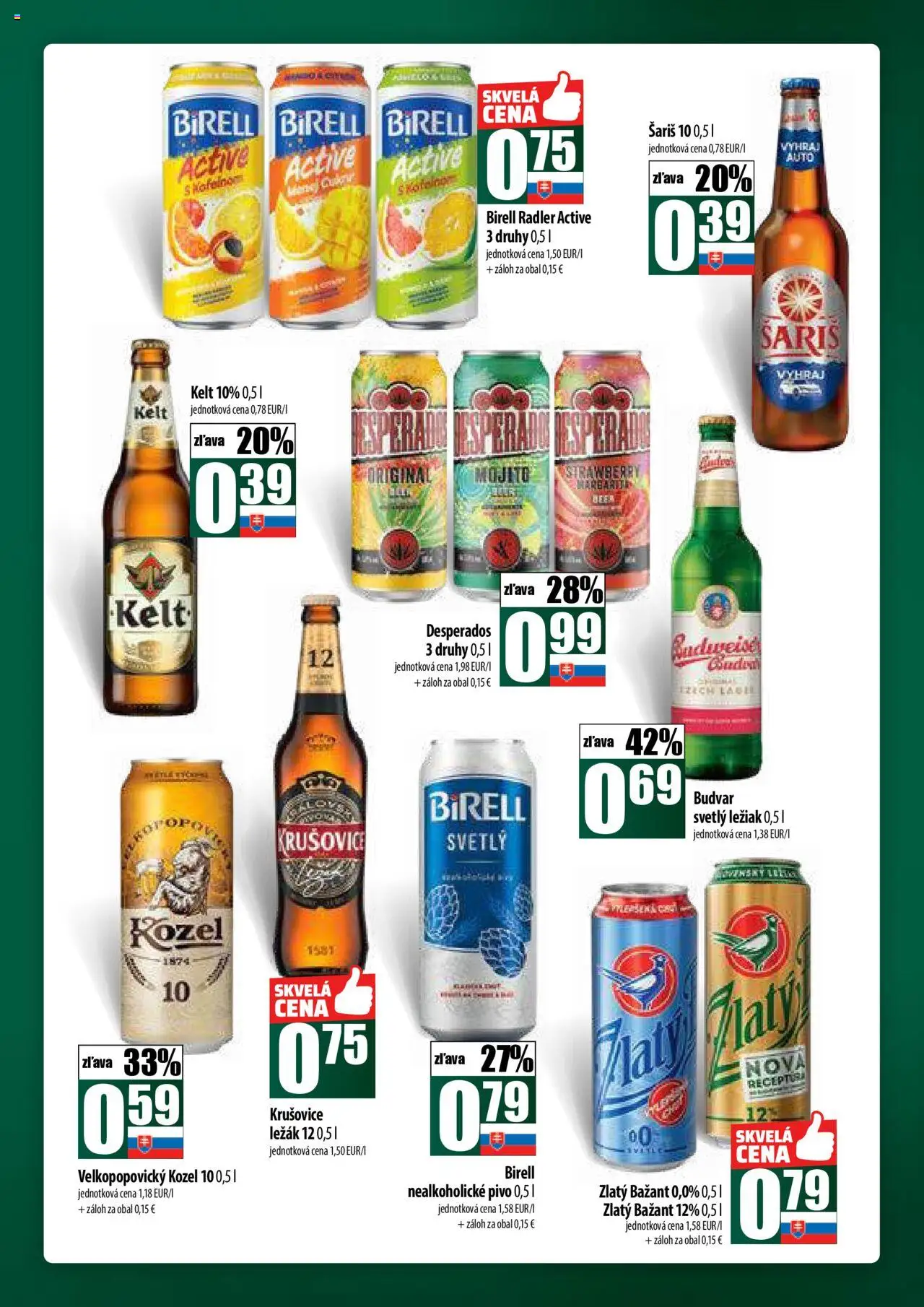 COOP Jednota široká ponuka │ platný od 14.08.2025 | Strana: 51 | Produkty: Pivo, Kelt, Krušovice, Budvar