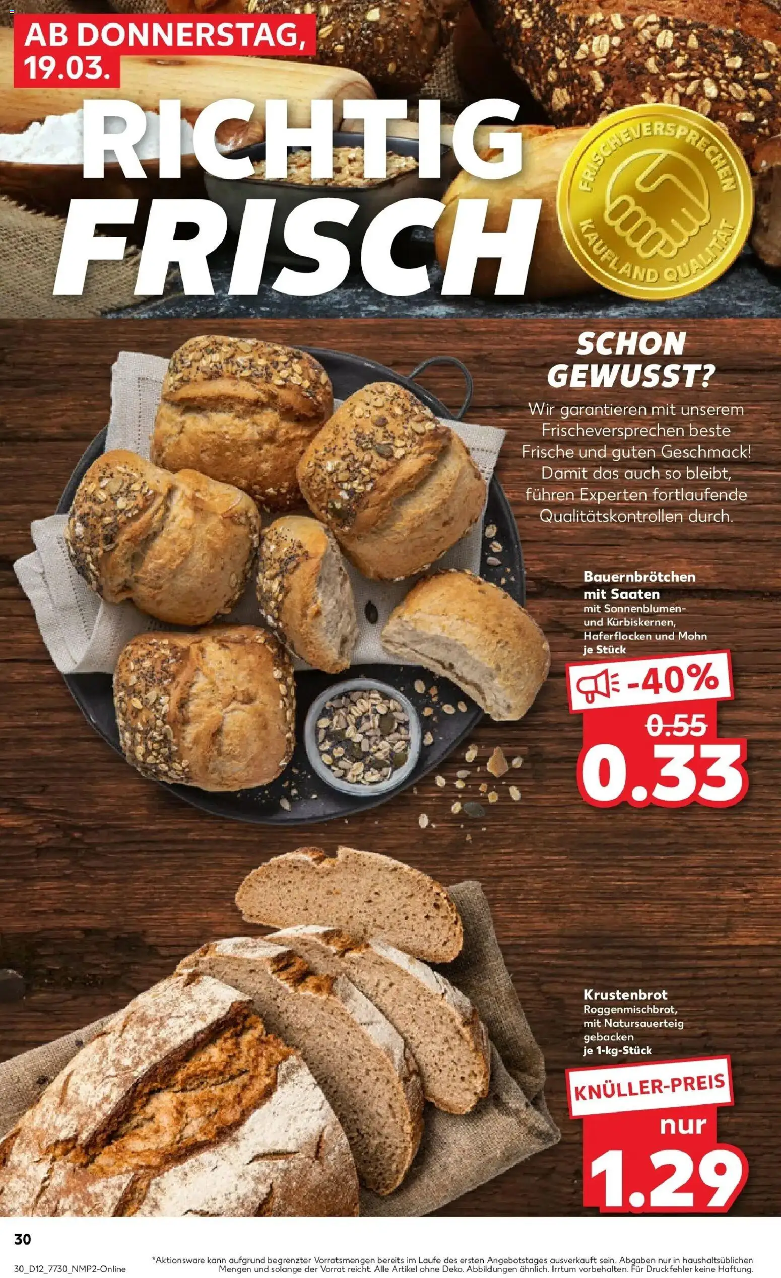 Kaufland Prospekt Biedenkopf	 – gültig ab 19.03.2026 | Seite: 30