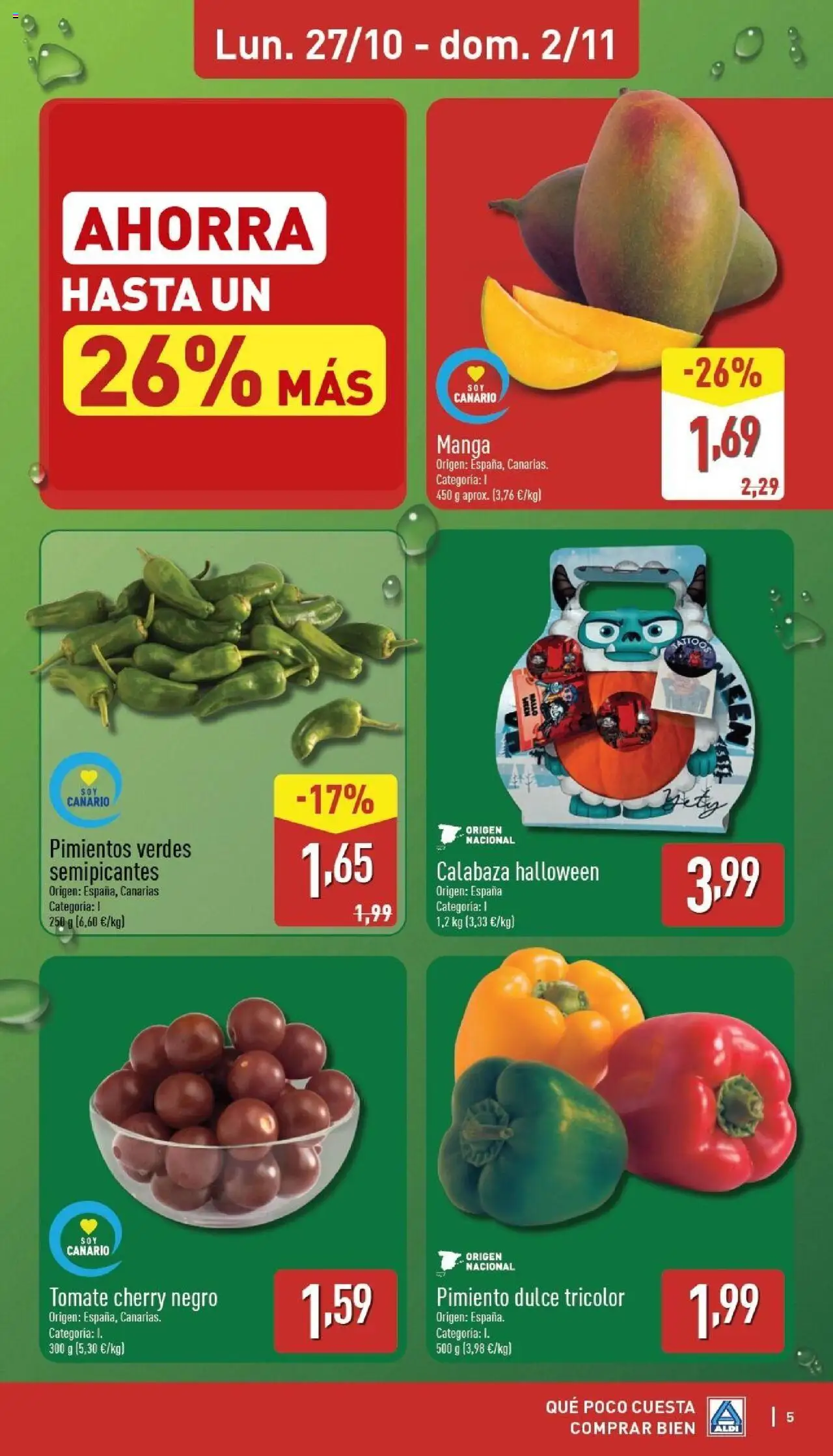 Aldi folleto Canarias │ válido desde el 27.10.2025 | Página: 5