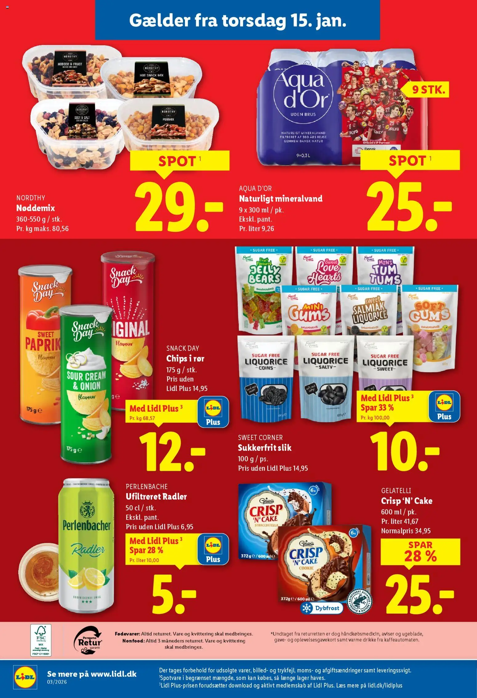 Lidl tilbudsavis – gyldig fra 11.01.2026 | Side: 37 | Produkter: Slik, Chips, Nødder, Iogurteira