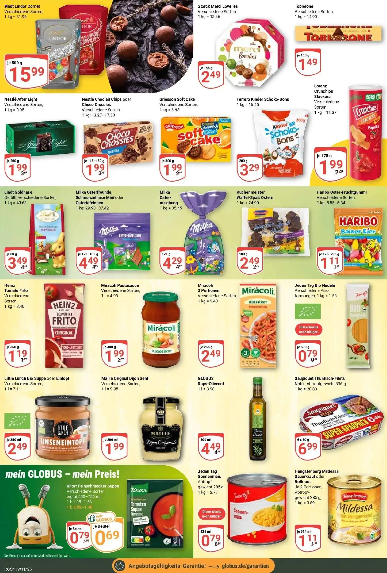 Globus prospekt Lambrechtshagen	 – gültig ab 09.03.2026 | Seite: 13 | Produkte: Gewicht, Haribo, Lorenz crunchips, Chips