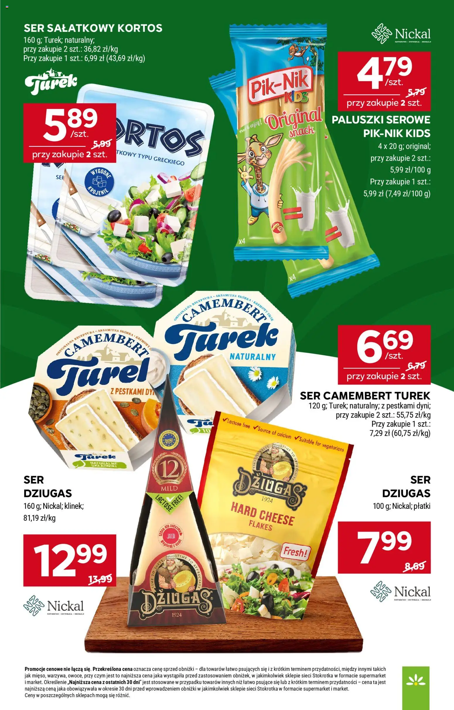Stokrotka Gazetka od 23.10.2025 | Strona: 17 | Produkty: Ser camembert, Paluszki, Ser, Paluszki serowe