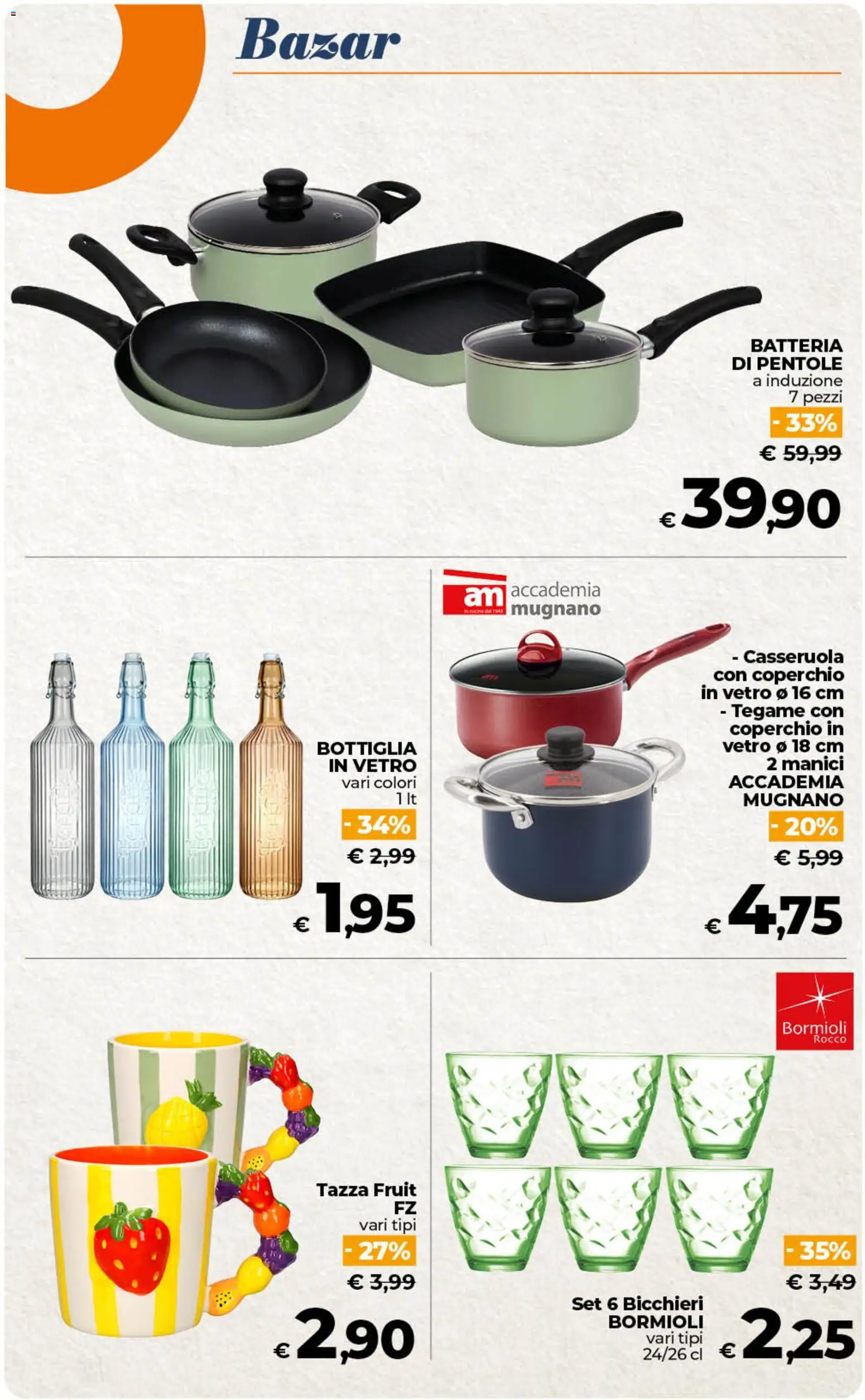 Volantino Ipercoop del 07.04.2026 | Pagina: 57 | Prodotti: Casseruola, Bottiglia, Batteria