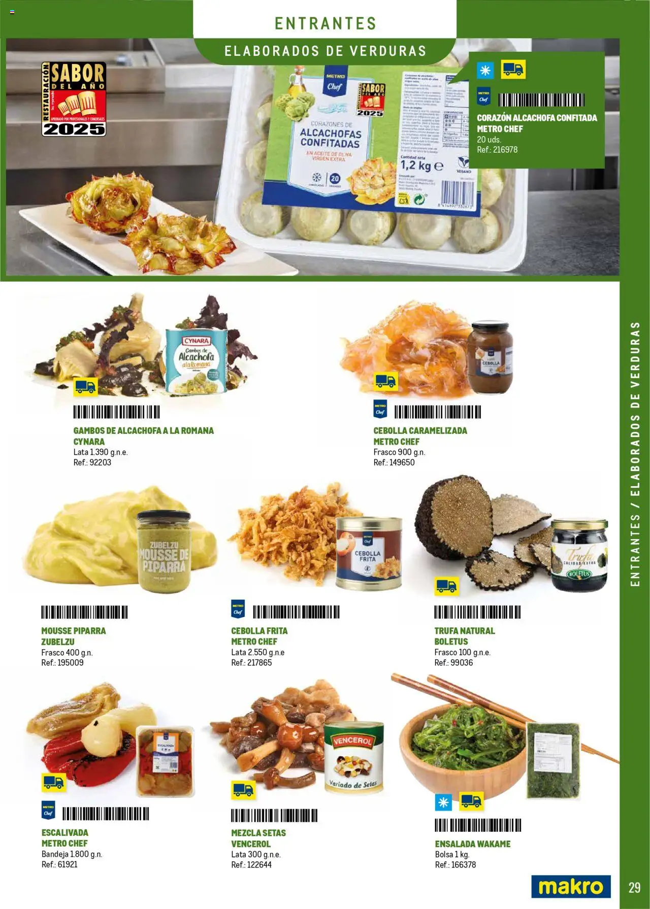 Makro - Catering y Eventos Península │ válido desde el 11.06.2025 | Página: 29 | Productos: Mousse, Aceite de oliva, Aceite de oliva virgen extra, Bandeja