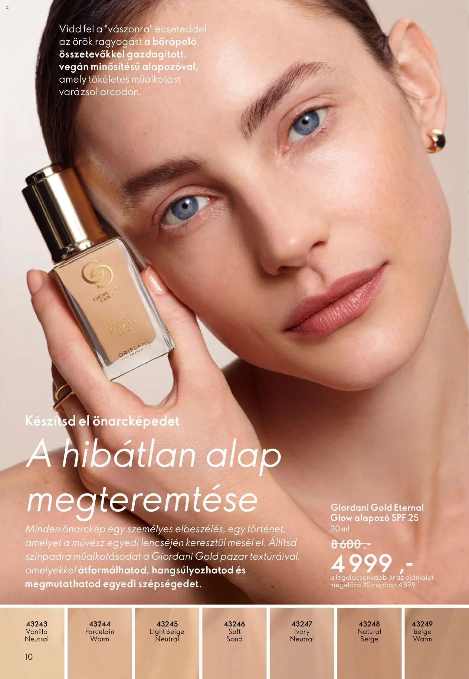 Oriflame akciós ujság - amely érvényes a következő dátumtól: 22.10.2025 | Oldal: 10 | Termékek: Alapozó, Vegán