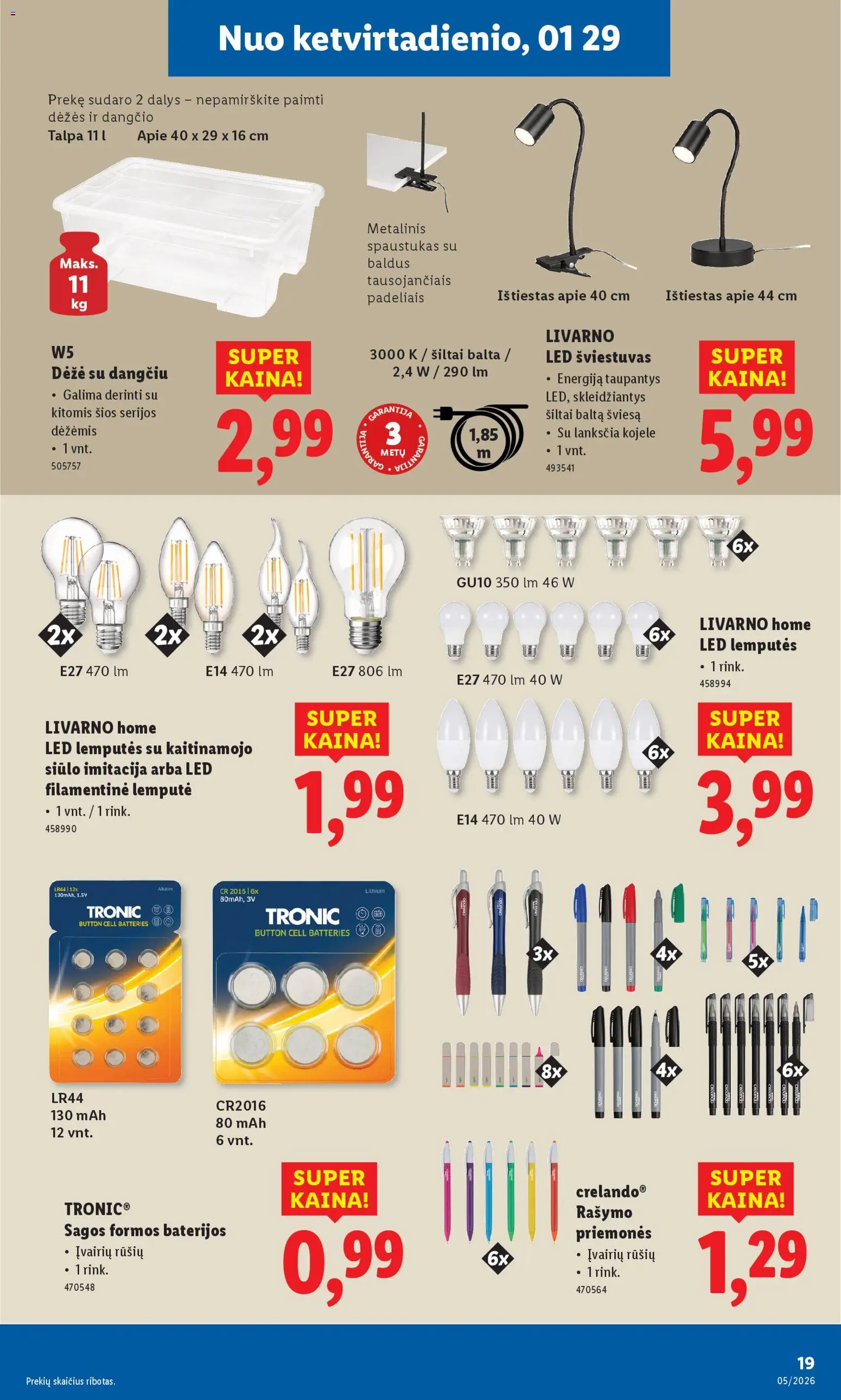 LIDL akcijos nuo 26.01.2026 | Puslapis: 19