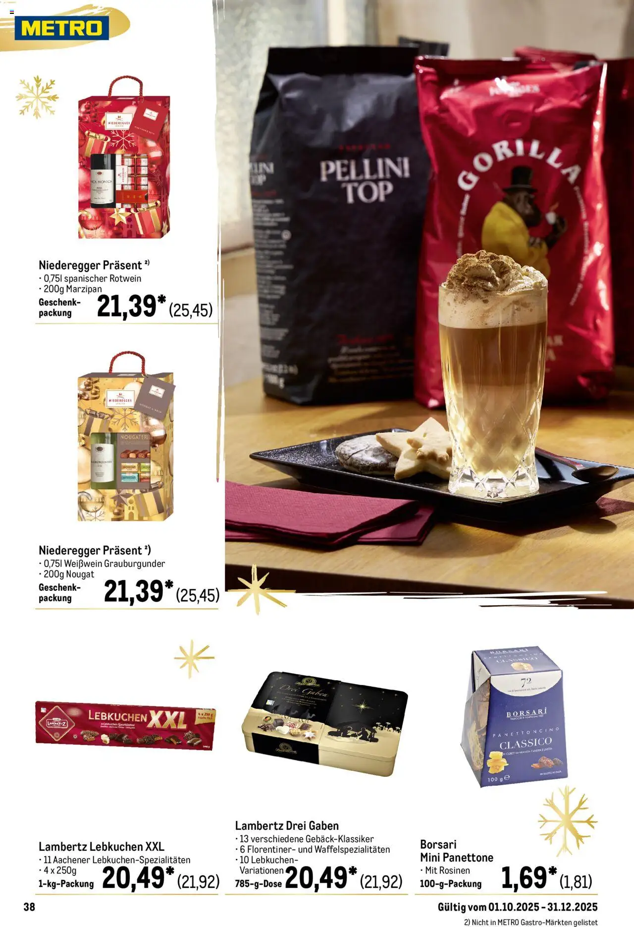 Metro Saisonkatalog "Perfekt ausgestattet" – gültig ab 01.10.2025 | Seite: 42 | Produkte: Weißwein, Rotwein, Rosinen