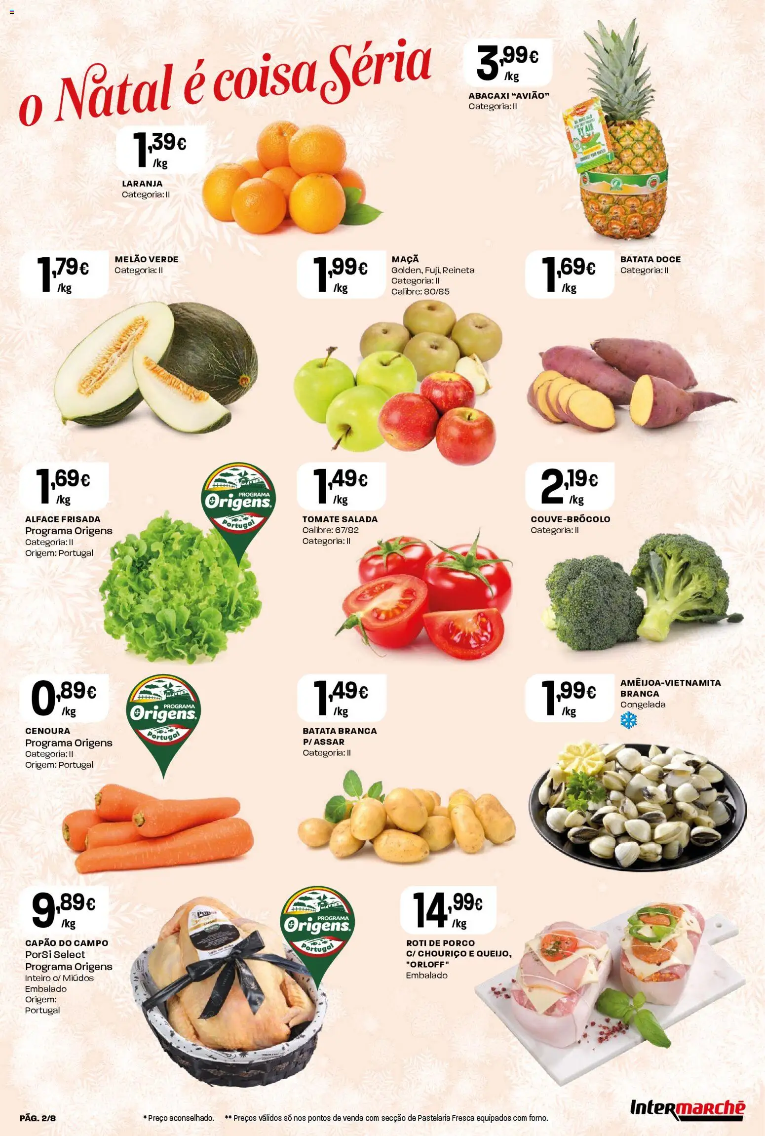 Intermarché Folheto Mini │ válido de 18.12.2025 | Página: 2 | Produtos: Batata, Chouriço, Abacaxi, Cenoura