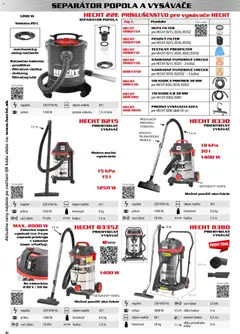Hecht leták platný od 30.10.2025 | Strana: 90 | Produkty: Priemyselný vysávač, Ventil, Vysávače, Vysávač
