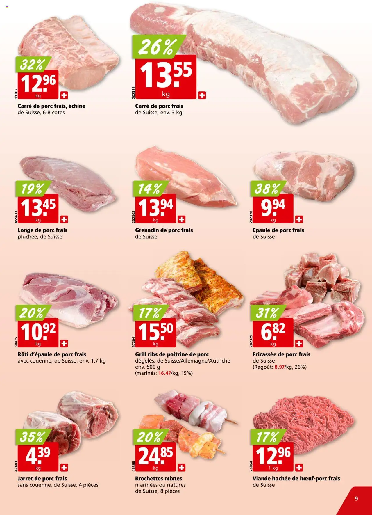 Aligro Aktionen Chavannes, Matran, Genève, Sion ab 25.08.2025 | Seite: 9 | Produkte: Grill