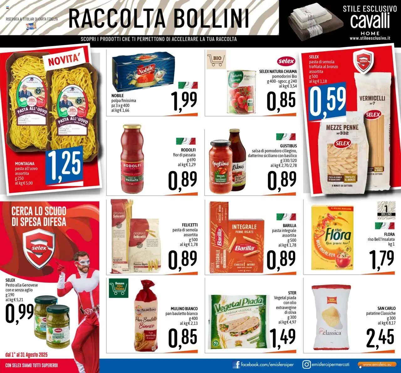 Volantino Emisfero del 07.08.2025 | Pagina: 3 | Prodotti: Salsa, Aglio, Pesto, Piadina