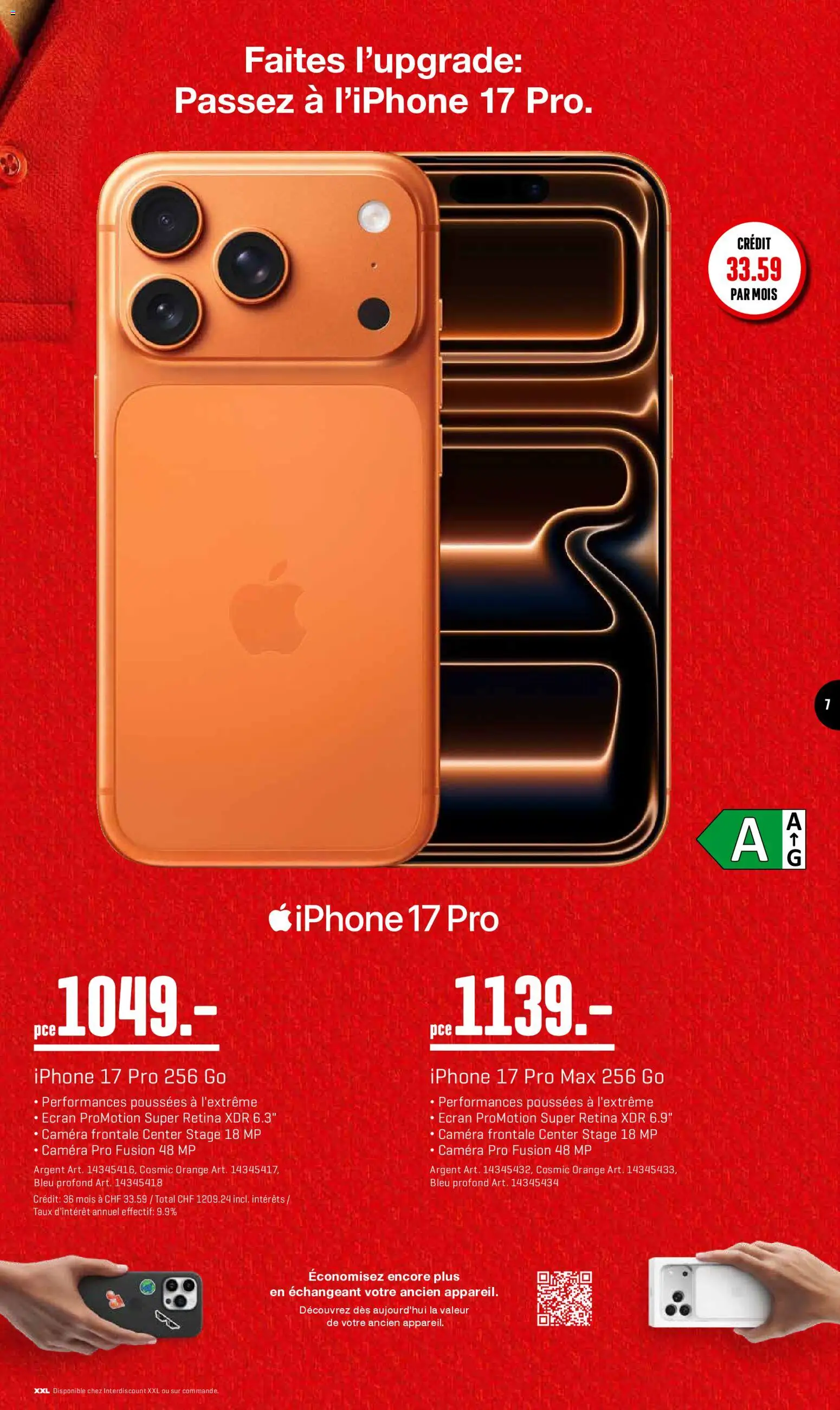 Interdiscount Aktionen FR – gültig ab 26.01.2026 | Seite: 7 | Produkte: Iphone