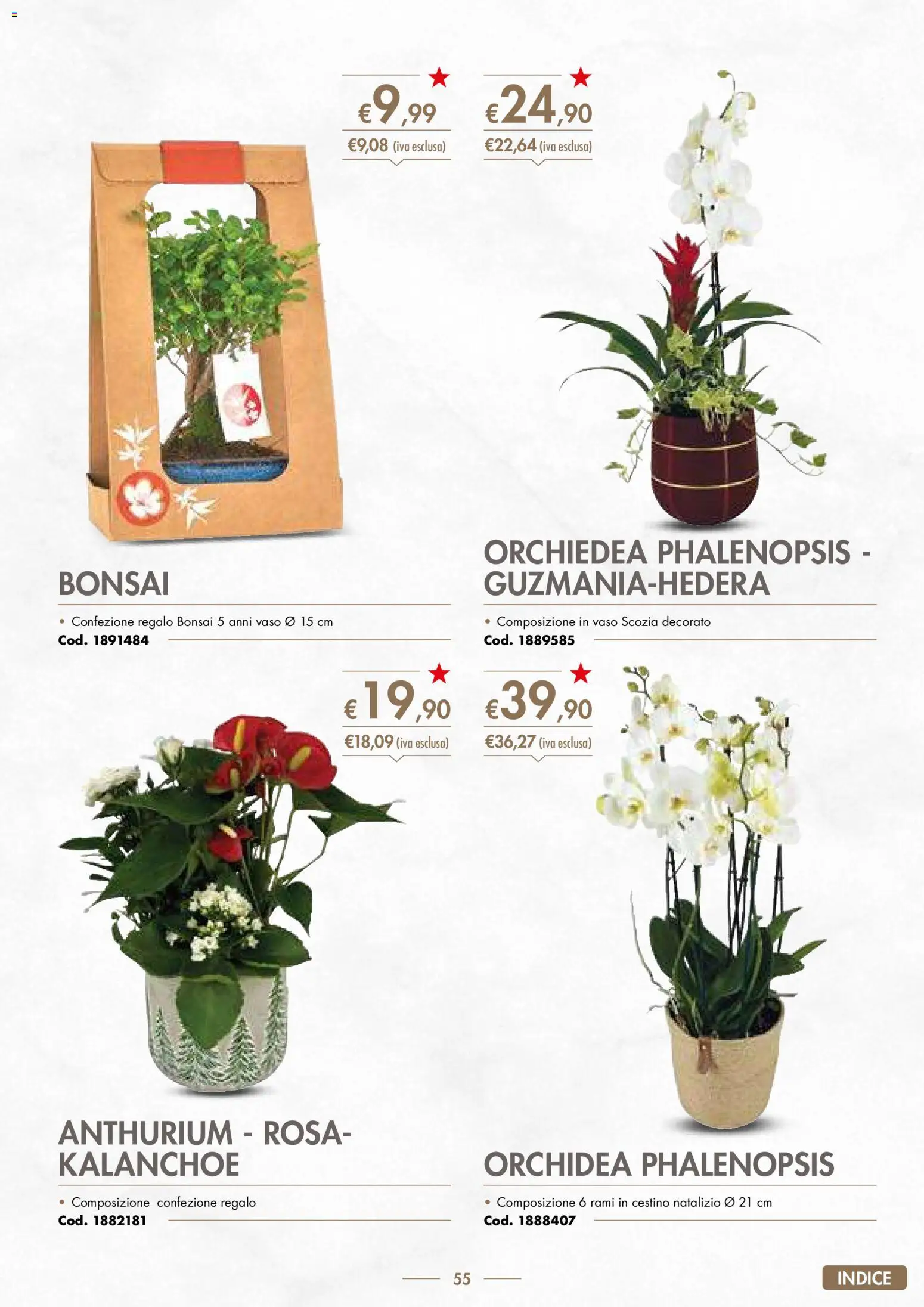 Volantino Italmark del 10.11.2025 | Pagina: 57 | Prodotti: Orchidea, Cestino, Vaso