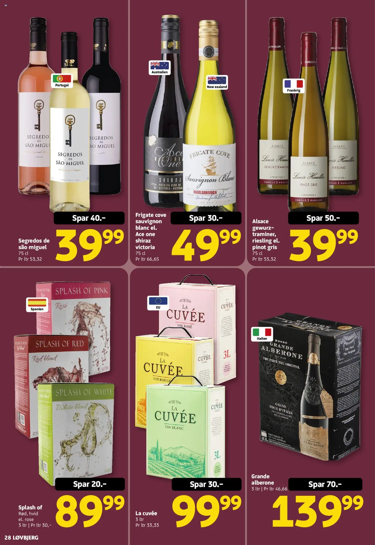 Løvbjerg tilbudsavis – gyldig fra 23.01.2026 | Side: 28 | Produkter: Vin