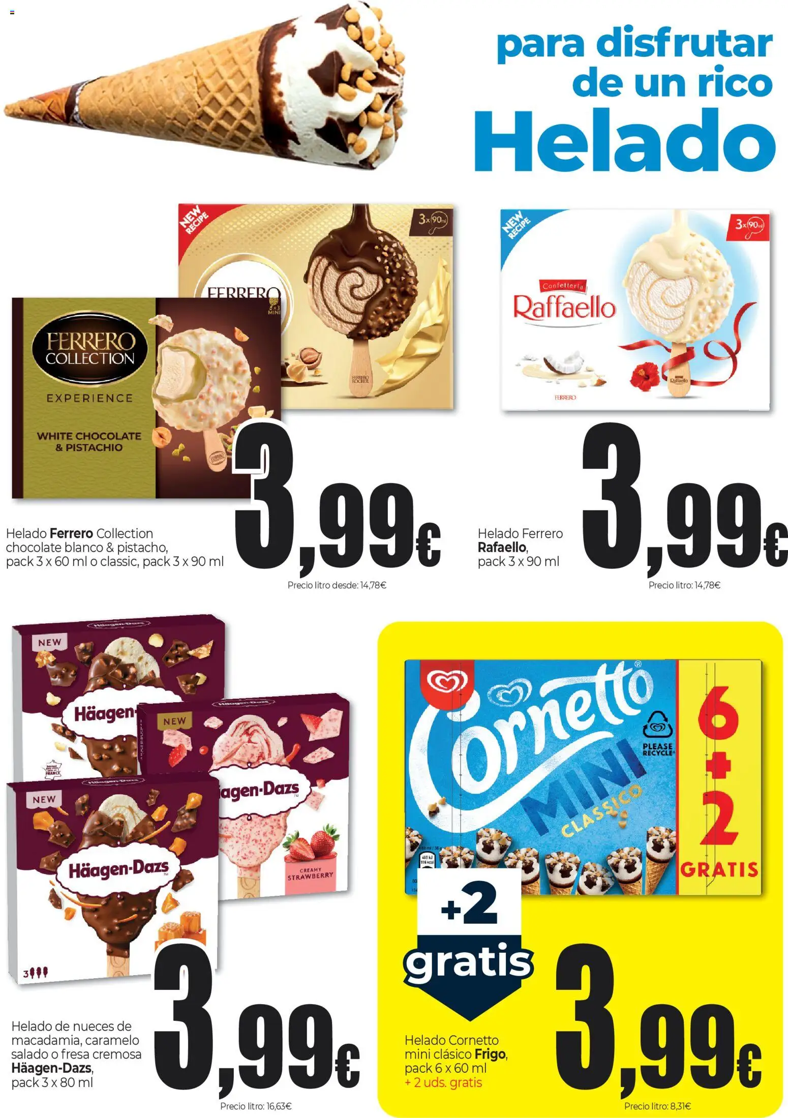 Unide - Especial Helados │ válido desde el 16.04.2026 | Página: 3 | Productos: Chocolate, Helado