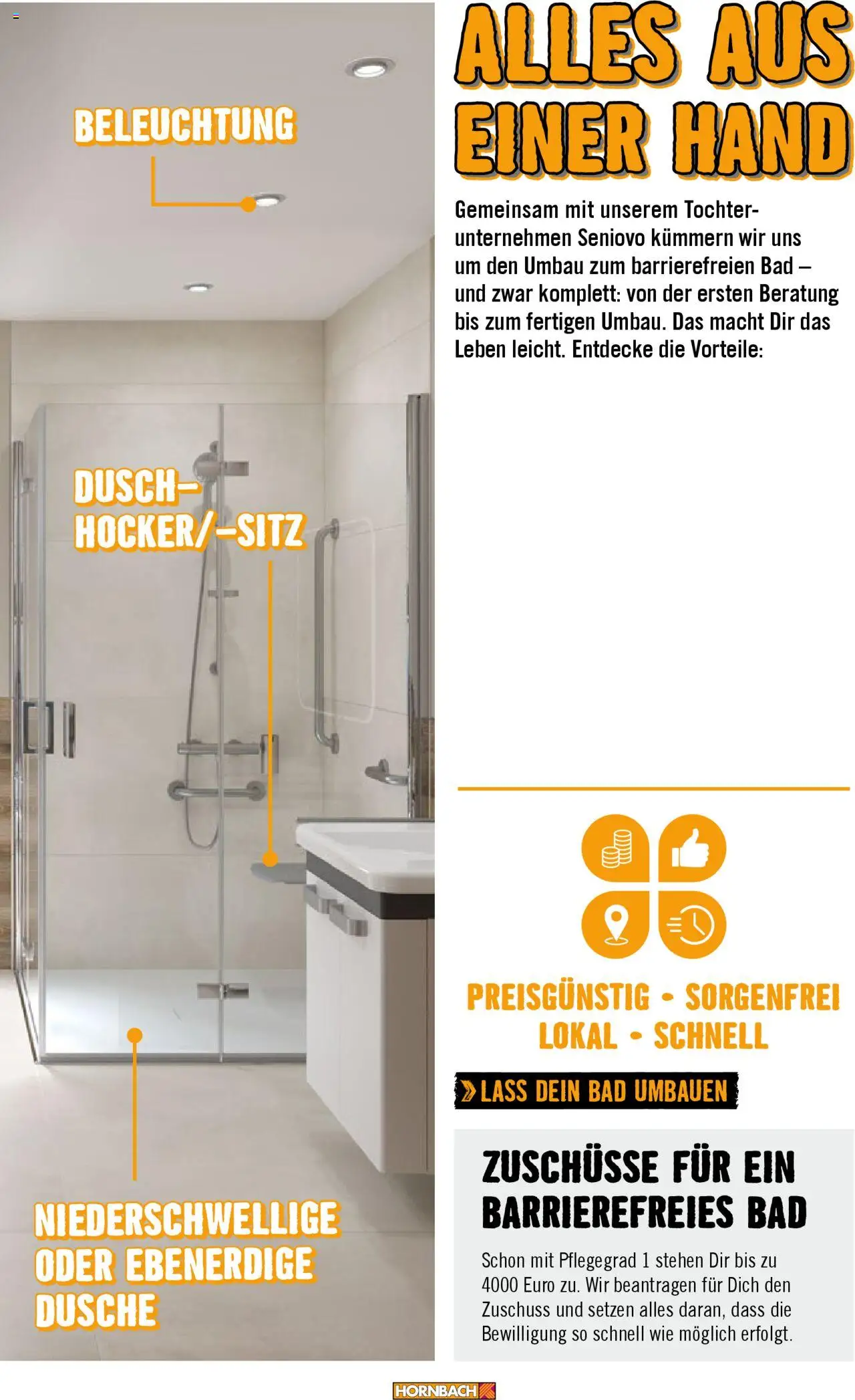 Hornbach Bad 2024 gültig ab 01.10.2024 | Seite: 31 | Produkte: Bad, Dusche