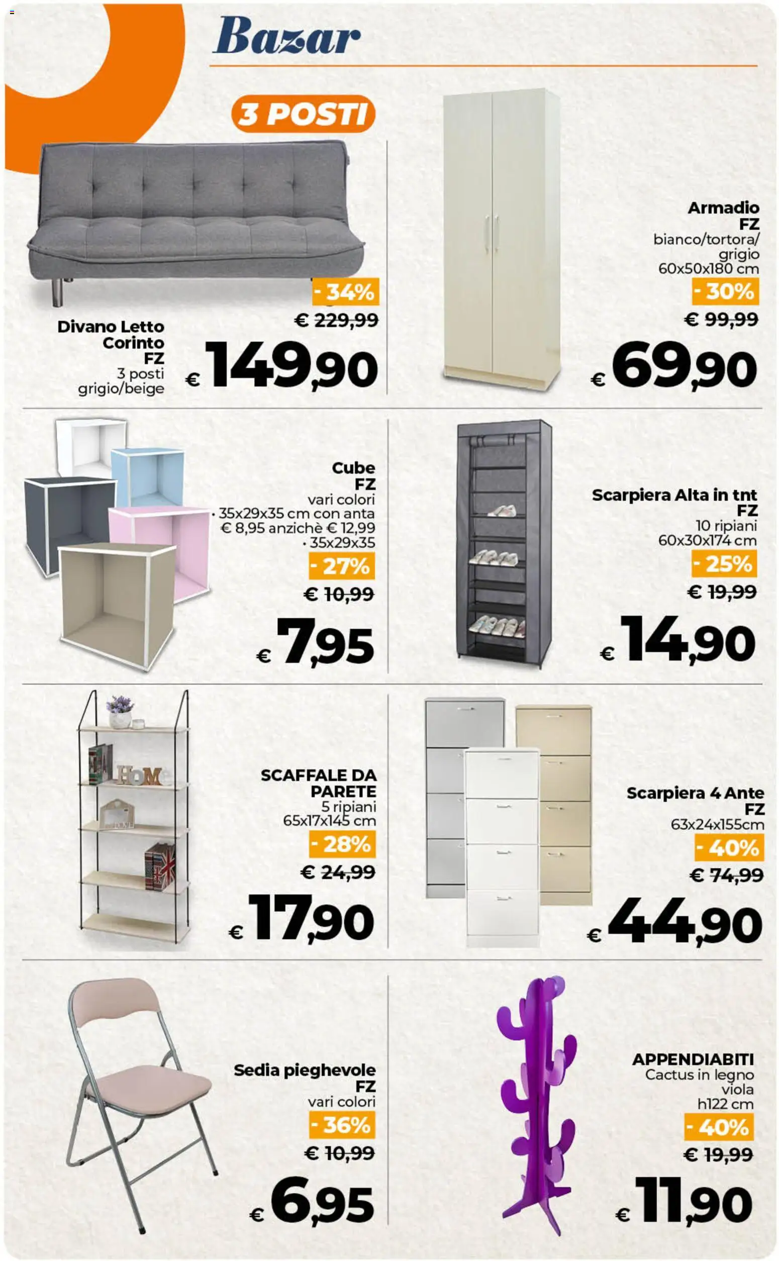 Volantino Ipercoop del 07.04.2026 | Pagina: 59 | Prodotti: Scaffale, Cactus, Armadio, Appendiabiti