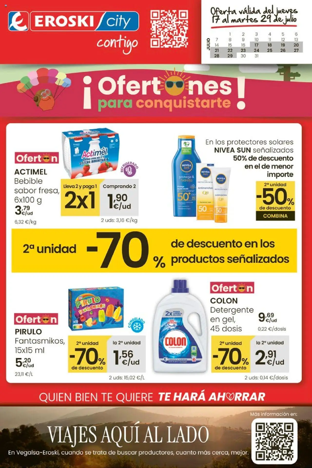 Eroski folleto │ válido desde el 17.07.2025 | Página: 1 | Productos: Detergente, Té