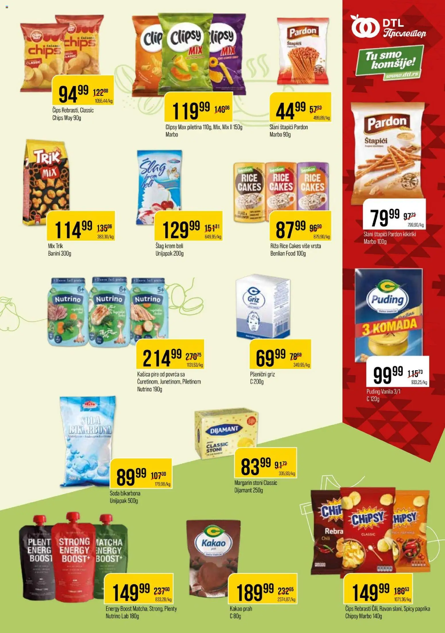 Metalac Proleter katalog - važi od 14.01.2026 | Strana: 7 | Proizvode: Šlag, Puding, Paprika, Kikiriki