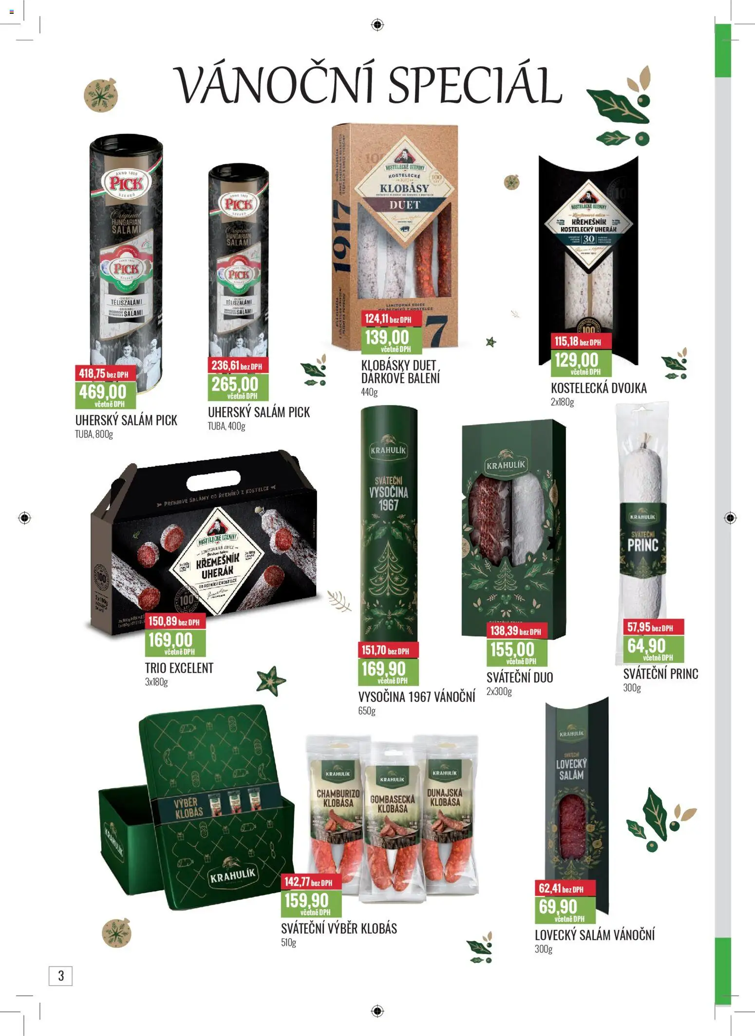 Ratio leták od 01.12.2025 | Strana: 4 | Produkty: Salám, Klobása, Vysočina, Lovecký salám