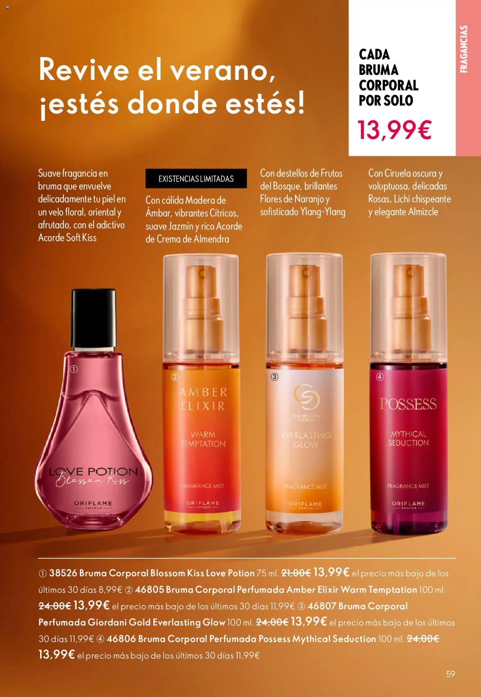 Oriflame - Catálogo Campaña 16 │ válido desde el 19.11.2025 | Página: 59 | Productos: Fragancia, Crema
