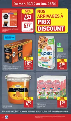 Aldi - Prévisualisation de Aldi - Catalogue de la semaine valide à partir de 30.12.2025 | Page: 15 | Produits: Fraise, Lait, Café, Fruits secs