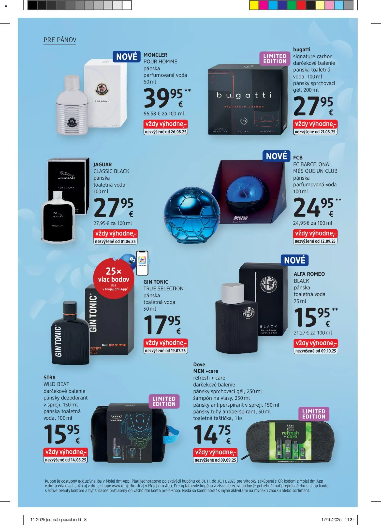 Nové dm drogerie akcie – leták je platný od 17.11.2025 | Strana: 8