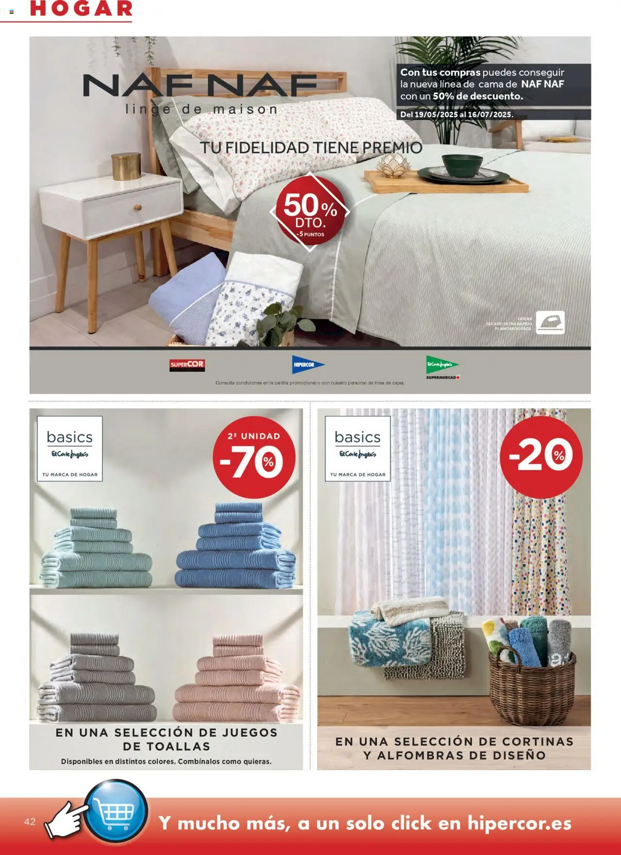 Hipercor catálogo │ válido desde el 05.06.2025 | Página: 48 | Productos: Cama