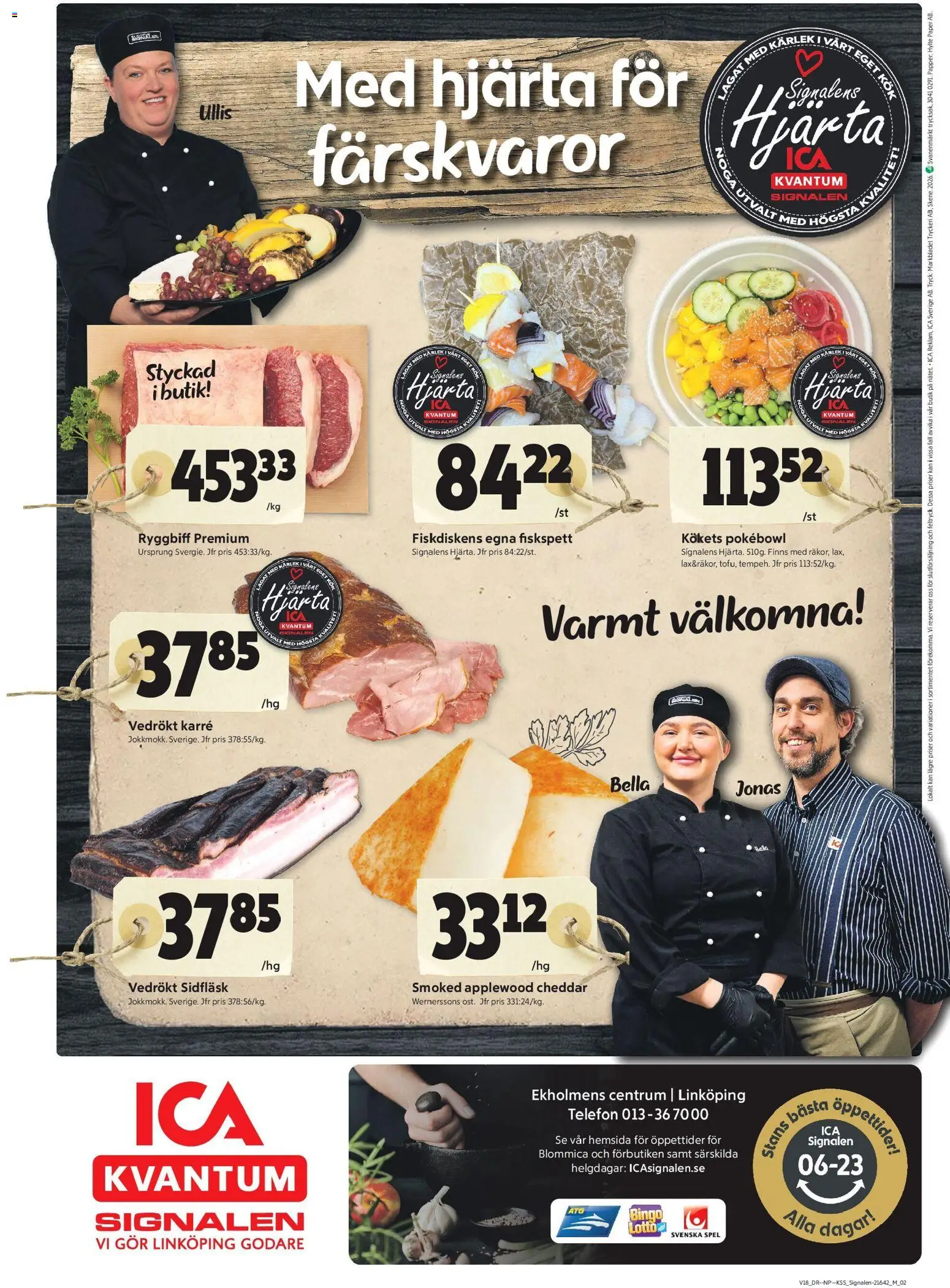 ICA Kvantum reklamblad aktuell från 27.04.2026 | Sida: 10 | Produkter: Cheddar, Papper, Telefon, Spel