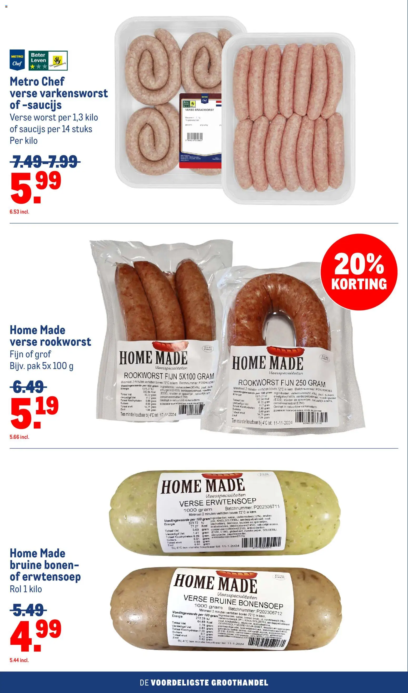 {H1} | Pagina: 18 | Producten: Waffelini, Worst, Citrompótló tabletta