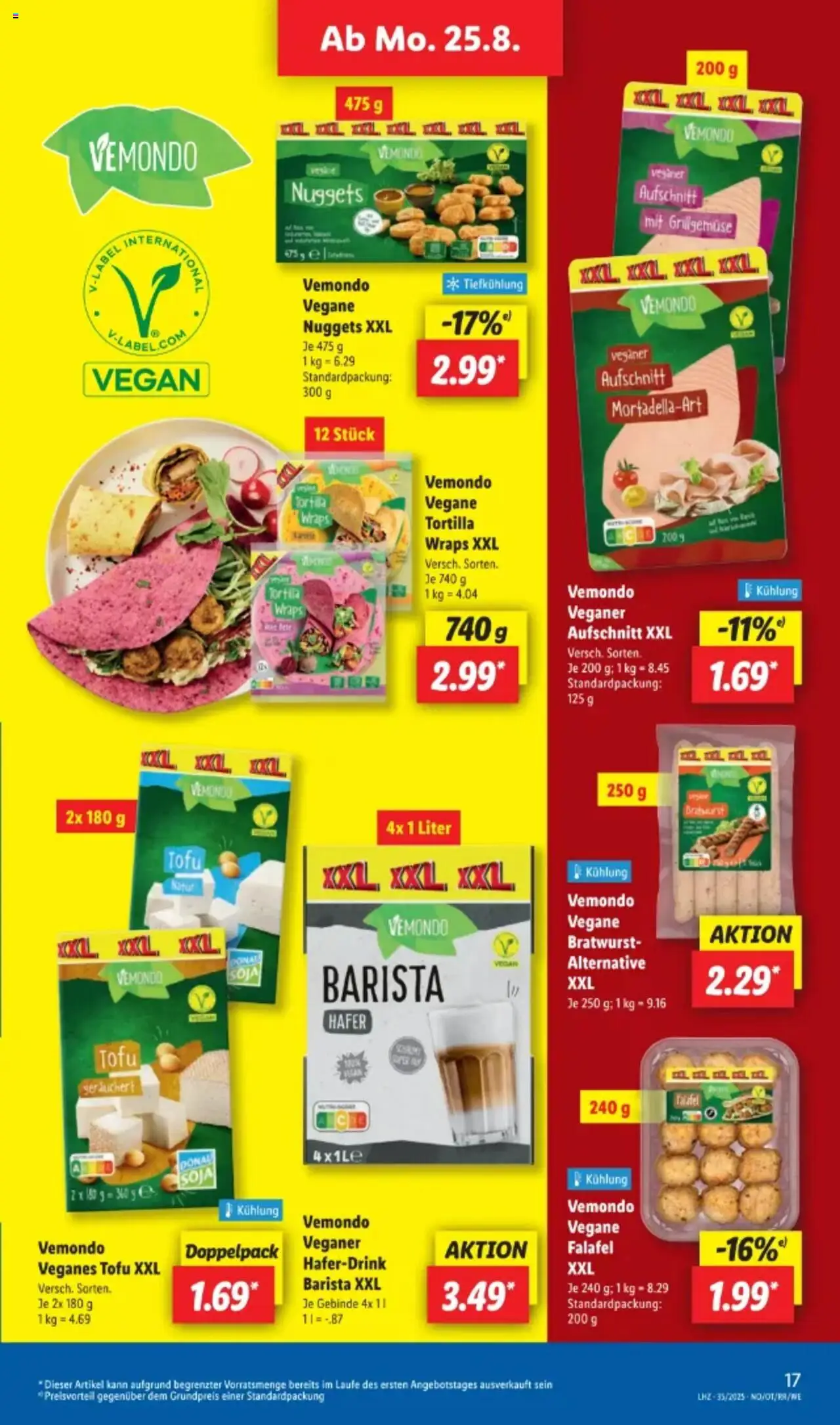 Lidl Prospekt 	 - gültig ab dem 25.08.2025 | Seite: 23 | Produkte: Bratwurst, Haferdrink