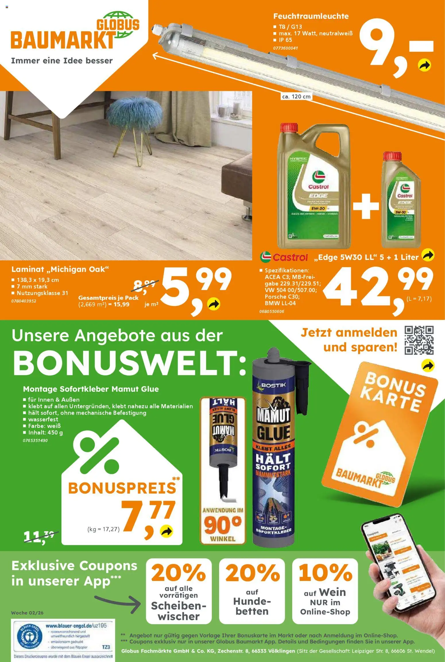 Globus Baumarkt prospekt Oranienburg-Germendorf – gültig ab 05.01.2026 | Seite: 14 | Produkte: Wein