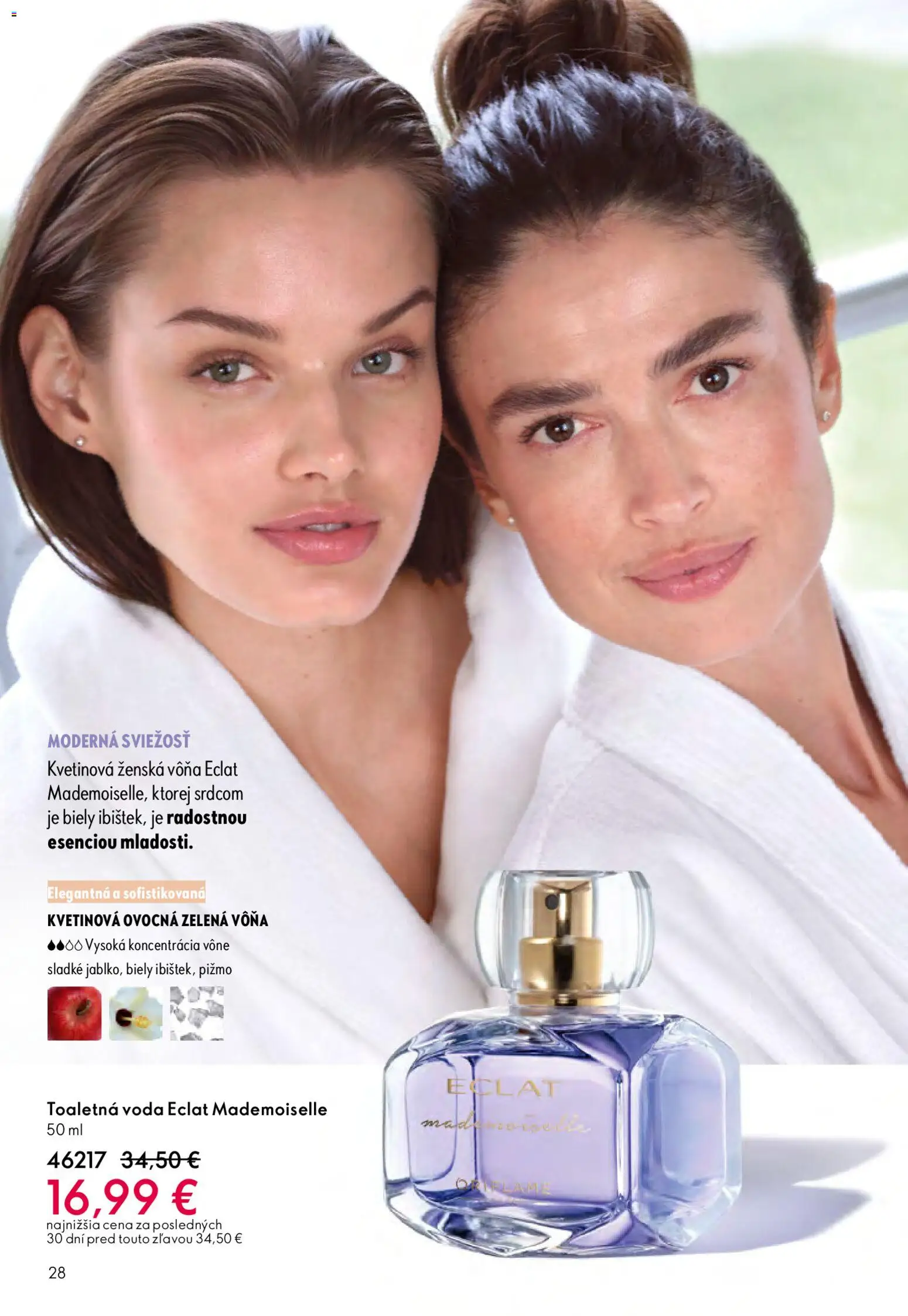 Nové Oriflame akcie – leták je platný od 06.05.2026 | Strana: 28 | Produkty: Toaletná voda, Voda