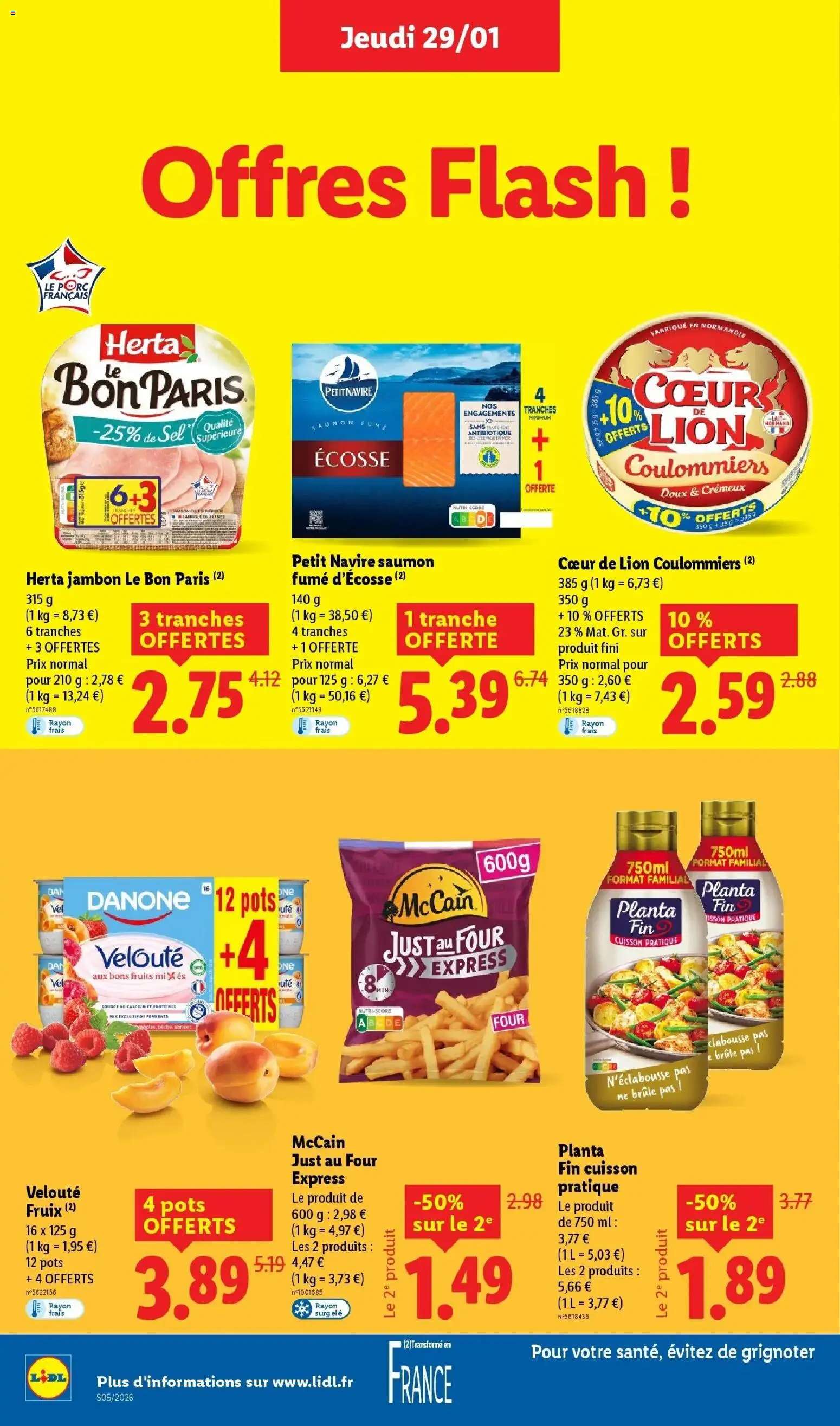 Catalogue LIDL du 28/01/2026 | Promo prospectus en ligne | Page: 18 | Produits: Four, Saumon fumé, Sel, Saumon