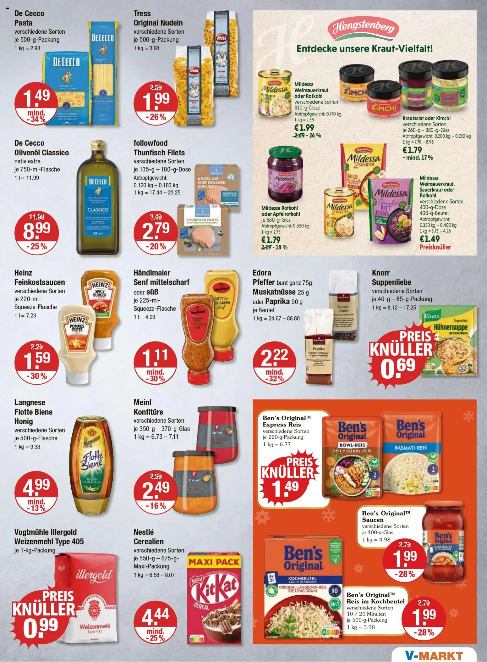 V-Markt - Hallertau/Oberpfalz – gültig ab 04.12.2025 | Seite: 7 | Produkte: Olivenol, Pommes, Burger, Paprika