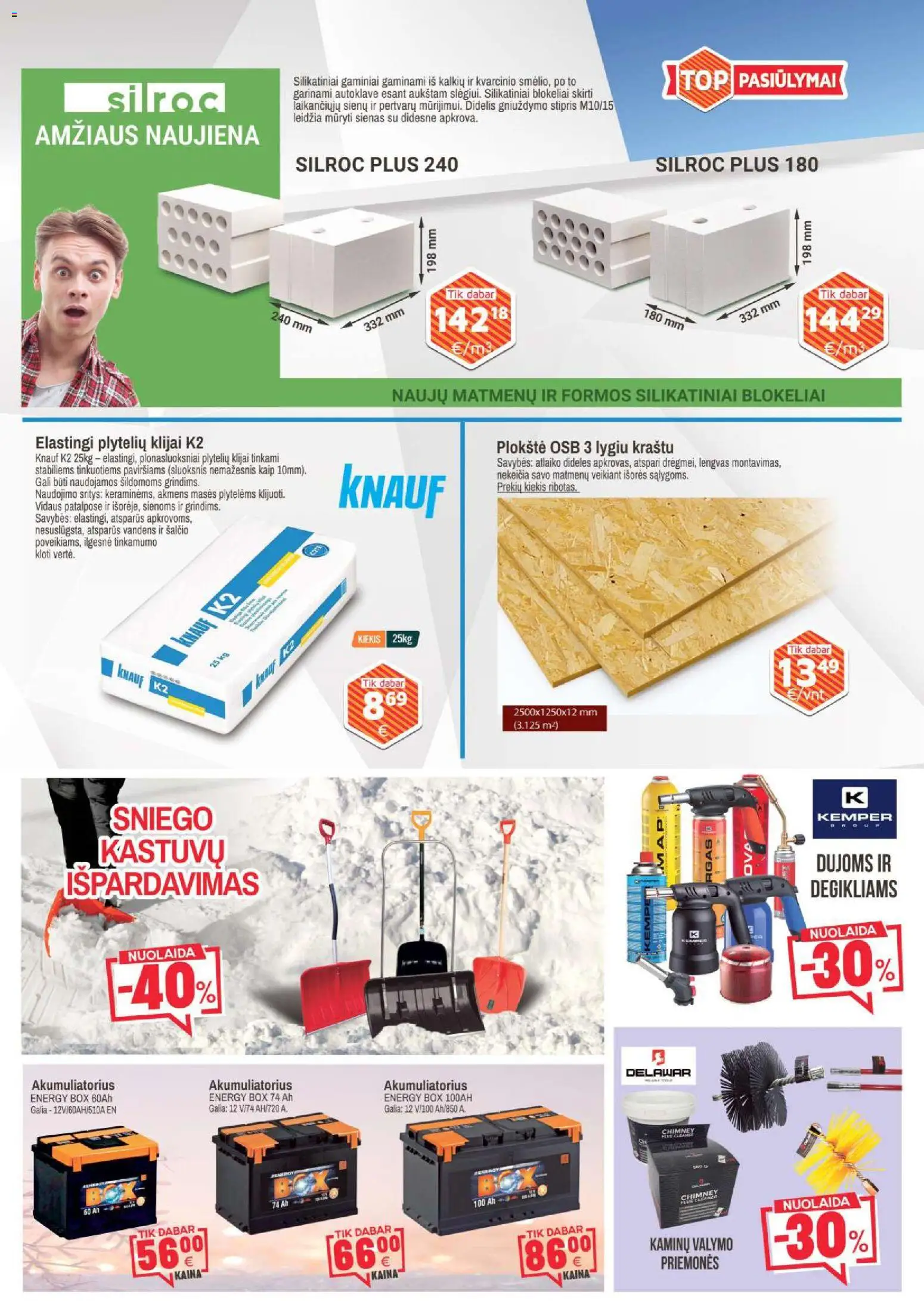BIKUVA akcijos nuo 03.02.2026 | Puslapis: 3 | Prekių: Akumuliatorius
