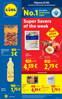 Lidl Φυλλάδιο - Προεπισκόπηση φυλλαδίου από το κατάστημα Lidl,  σε ισχύ από 21.08.2025