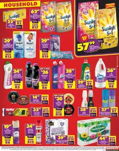Shoprite specials catalogue – valid from 19.01.2026 | Page: 11 | Products: Toilet, Blush, Washing powder, Dishwashing liquid