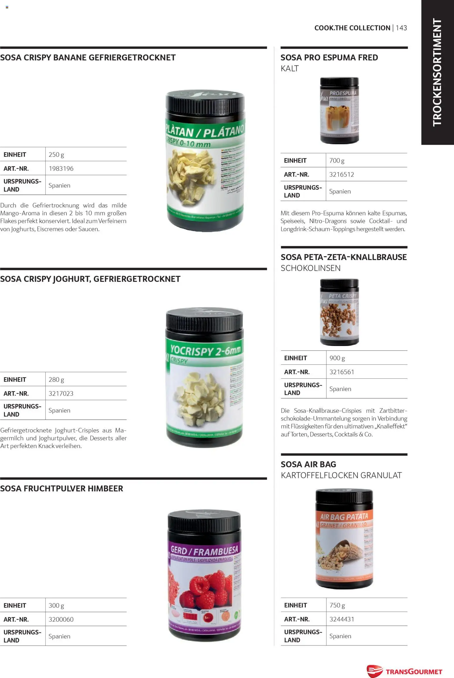Transgourmet Cook Look-Book gültig ab 08.04.2026 | Seite: 143