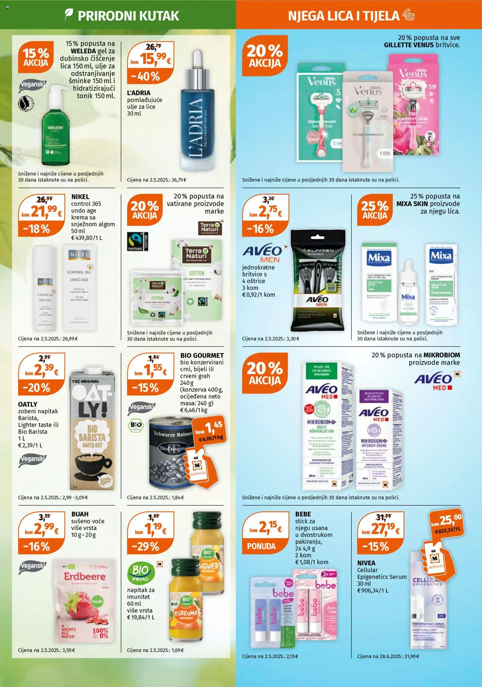 Müller katalog | vrijedi od 05.01.2026 | Stranica: 3 | Proizvodi: Ulje, Krema, Voće, Kurkuma