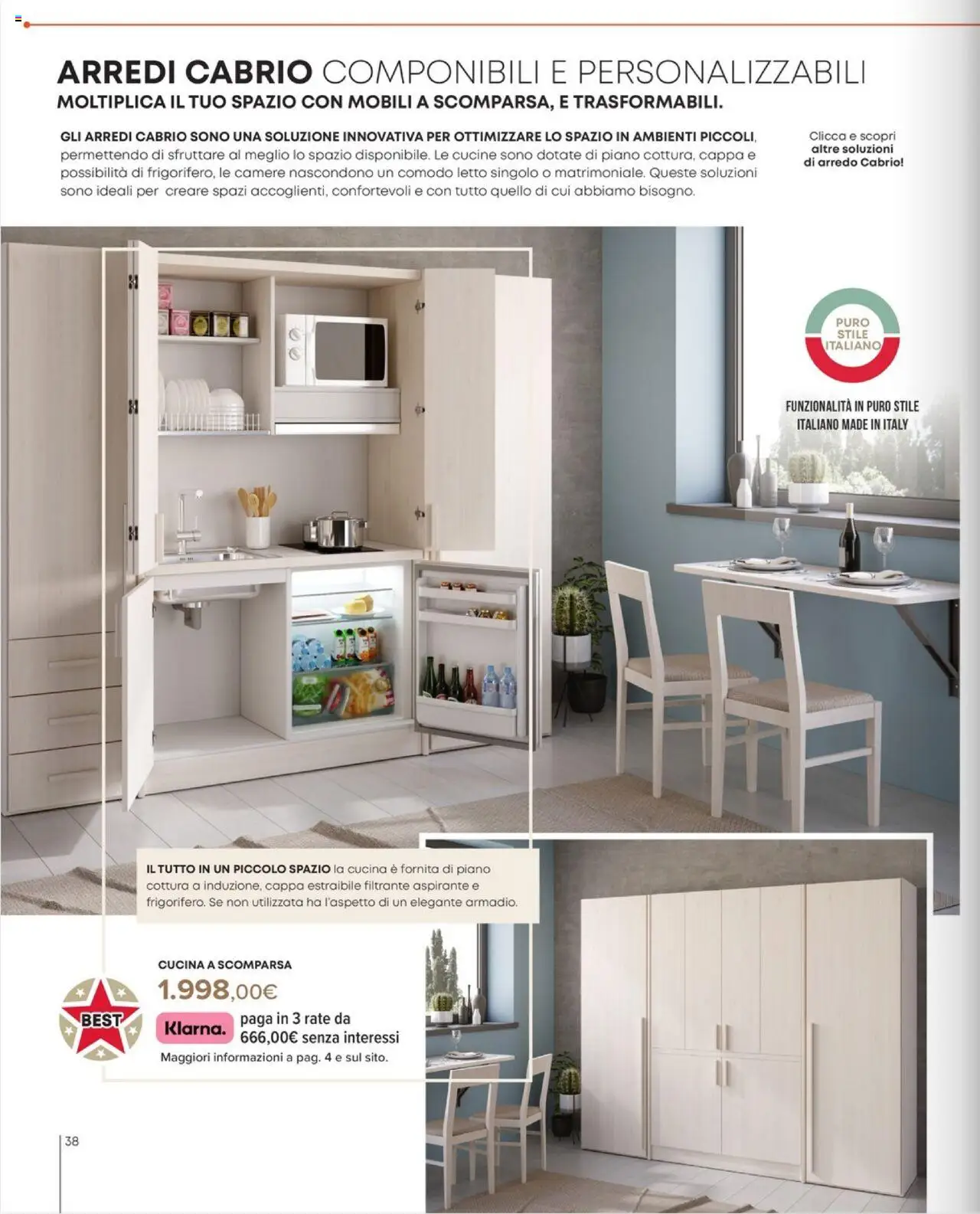 Volantino Conforama del 28.01.2025 | Pagina: 38 | Prodotti: Cucine, Piano cottura, Letto