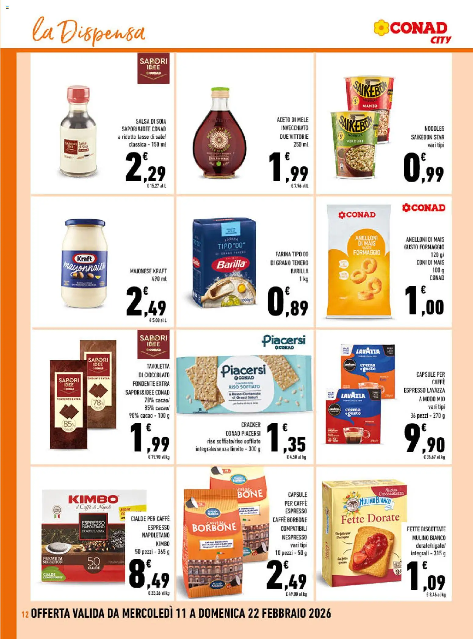 Volantino Conad del 11.02.2026 | Pagina: 12