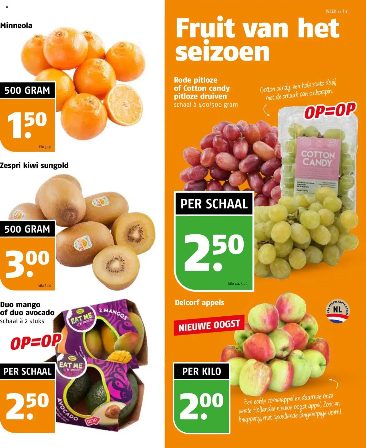  | Pagina: 3 | Producten: Appels, Kiwi, Fruit, Mango
