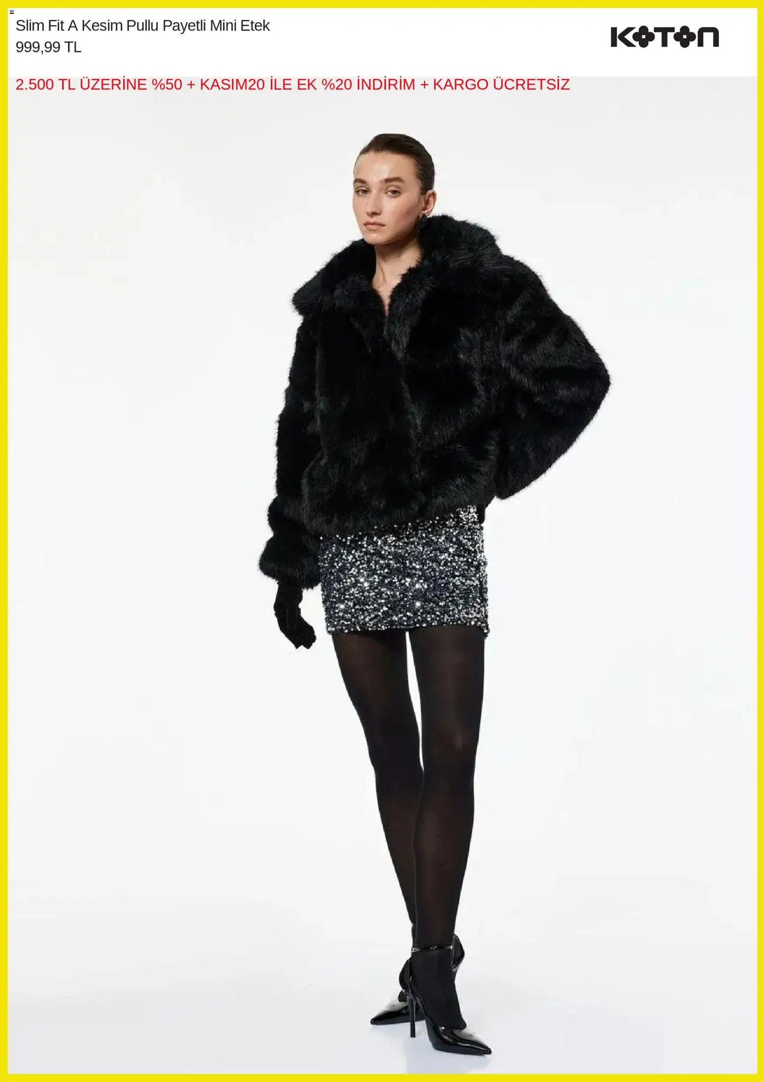 Koton Black Friday - 27.11.2025 tarihinden itibaren geçerlidir | Sayfa: 6 | Ürünler: Etek