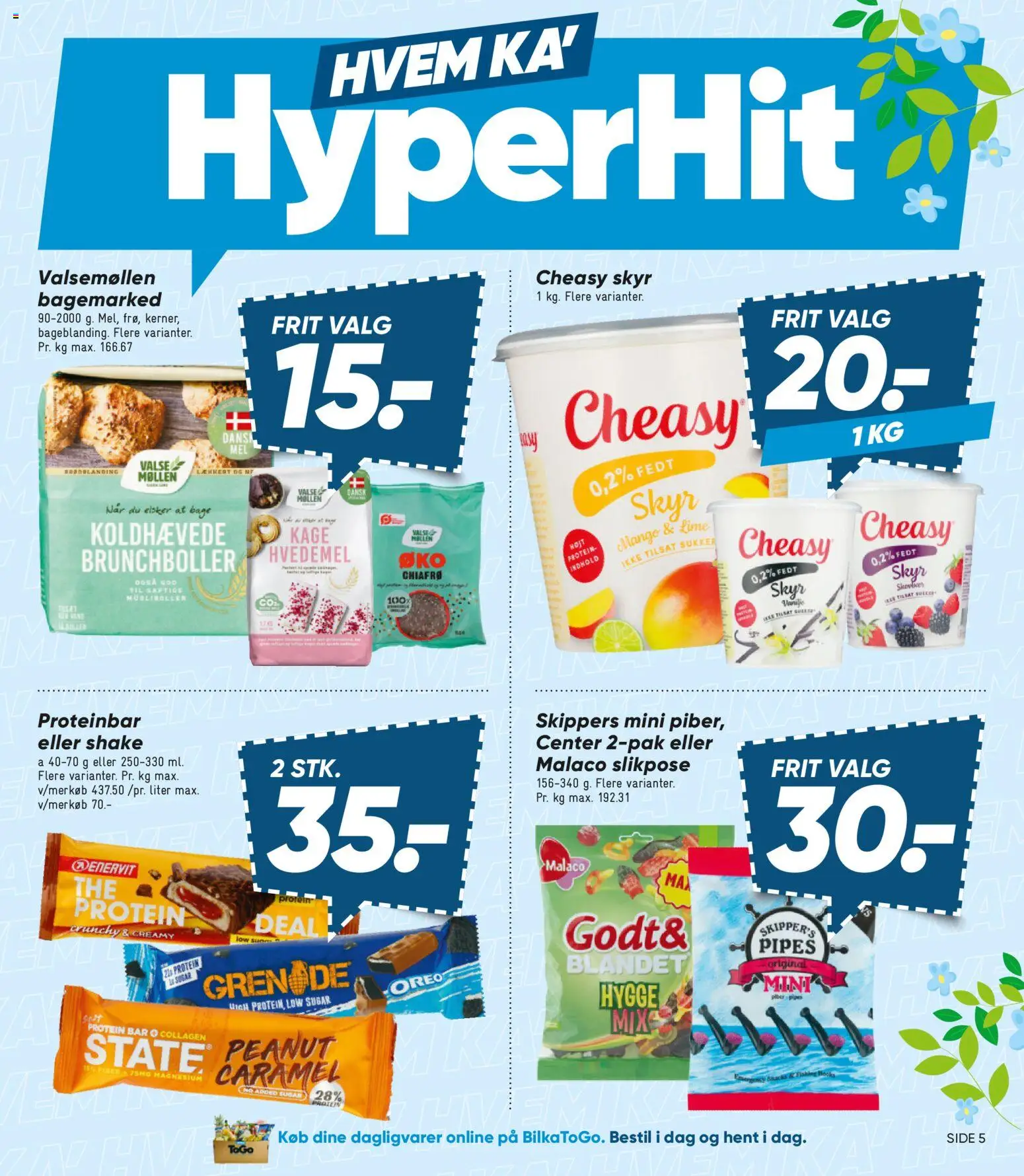 Bilka tilbudsavis – gyldig fra 24.04.2026 | Side: 5 | Produkter: Skyr, Lime, Sukker, Collagen