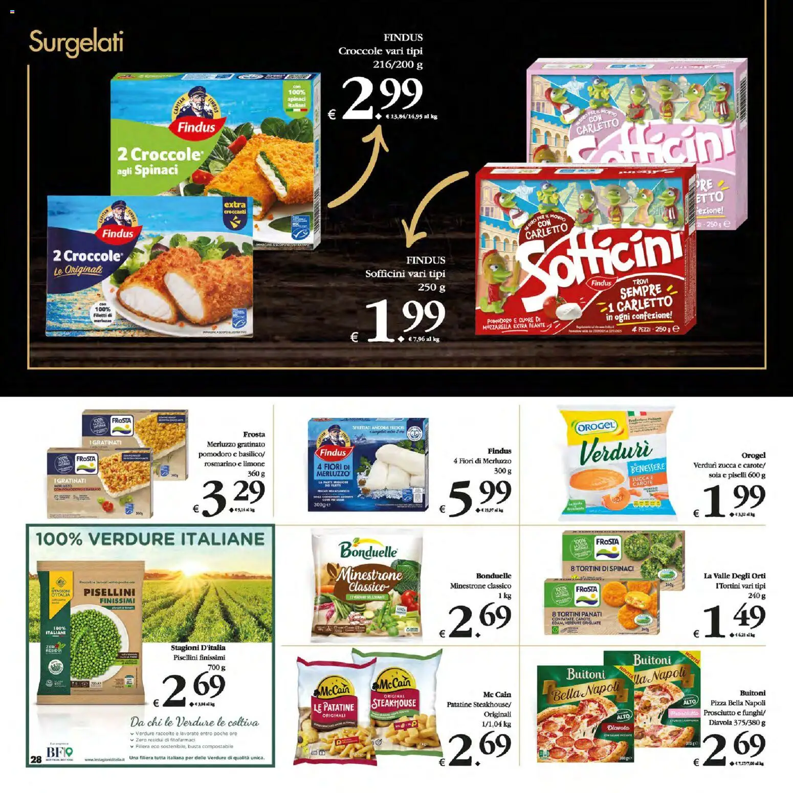 Volantino Decò del 05.01.2026 | Pagina: 28 | Prodotti: Salame, Pizza, Pomodoro, Piselli